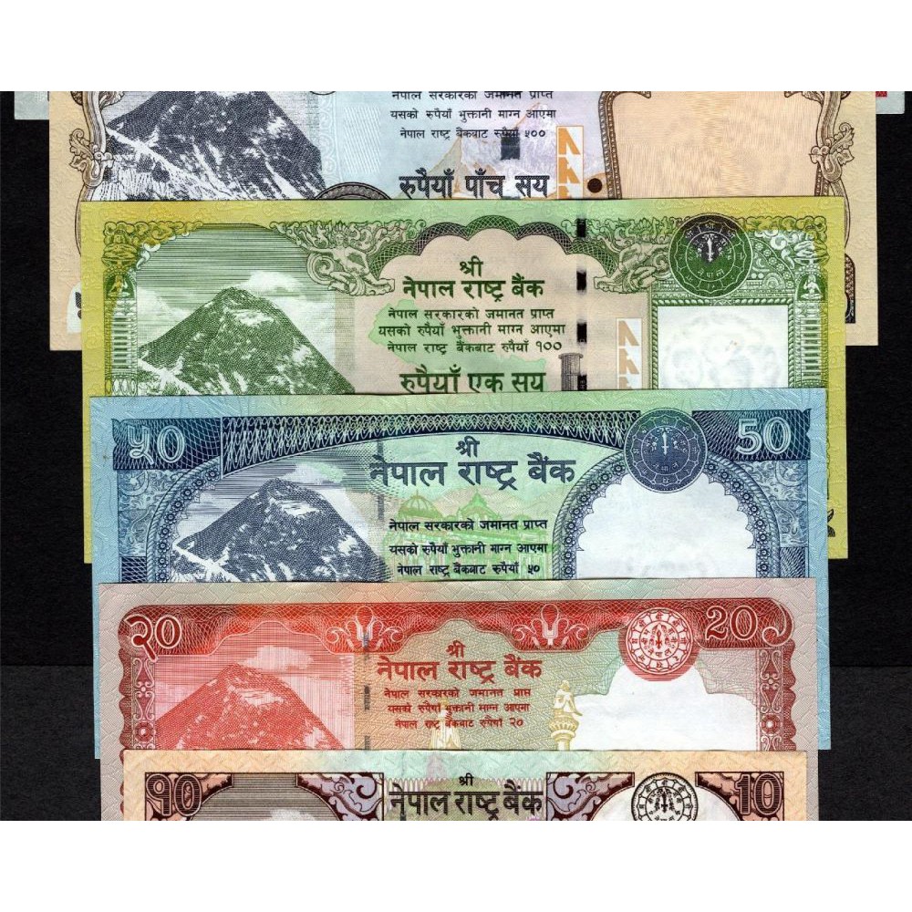 UANG LUAR KUNO ASLI RUPEE NEPAL KONDISI BARU UNC