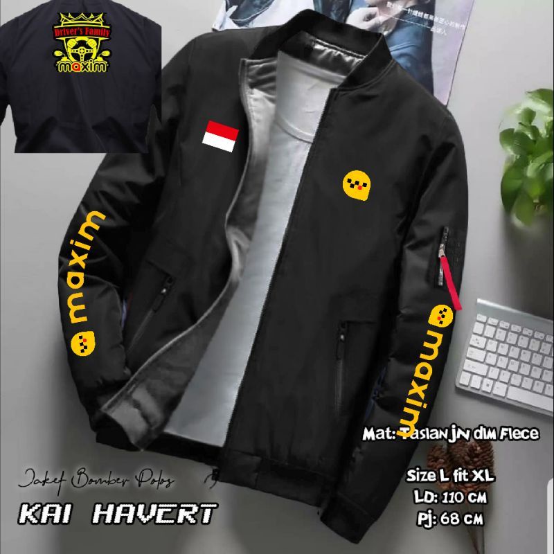 JAKET DRIVER MAXIM - JAKET DRIVER MAXIM FAMILY - JAKET KOMUNITAS MAXIM