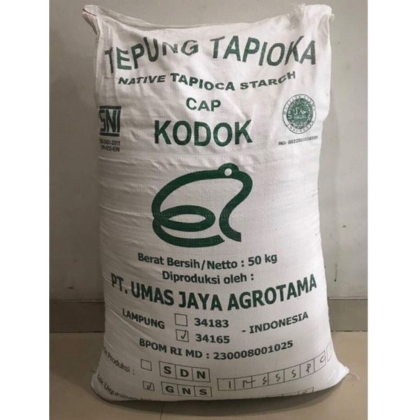 

TEPUNG TAPIOKA/SAGU/ACI CAP KODOK 1kg