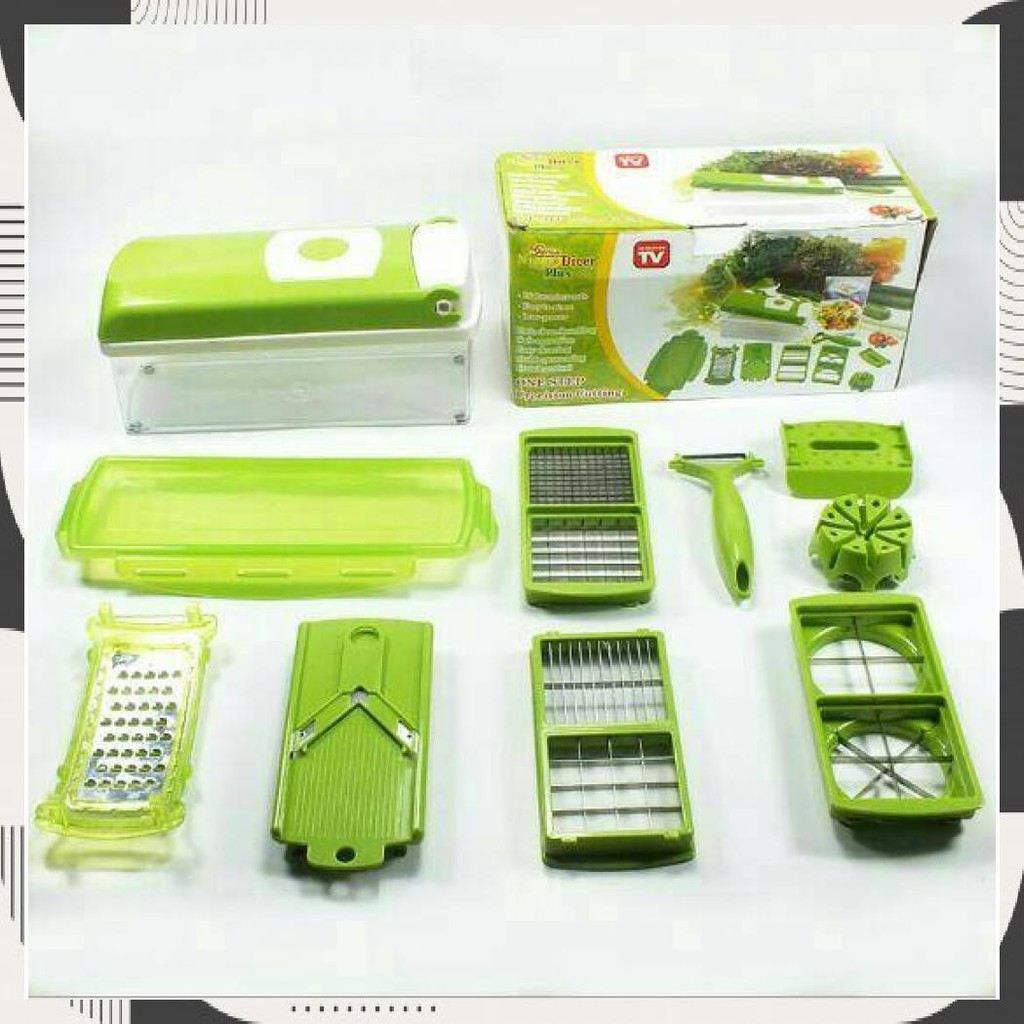 

Genius Nicer Dicer + Dus + Bubble Luar Dalam