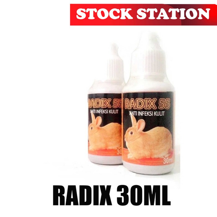 Radix 55 - Obat Infeksi Kulit Scabies Eksim Kudis Kelinci Aman