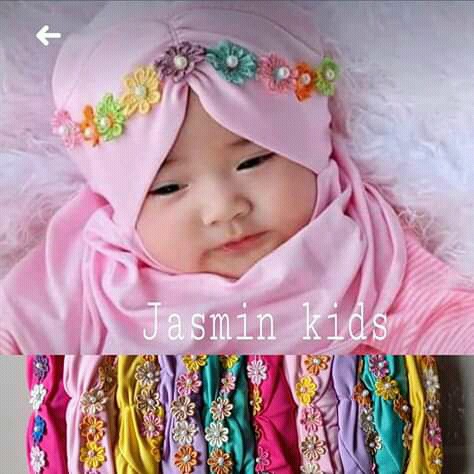 jilbab anak RENDA JASMINE kerudung anak perempuan hijab anak jilbab bayi lucu krudung anak renda hijab bayi terbaru