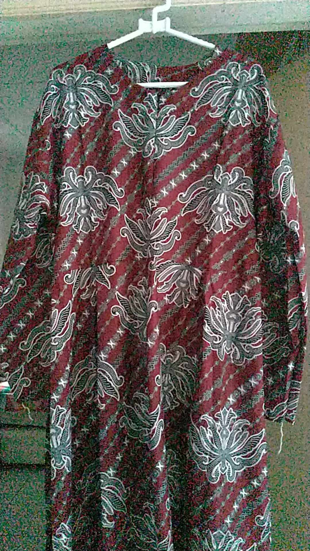 Gamis Batik Modern Jumbo Ld 120 Fit To Xxxl