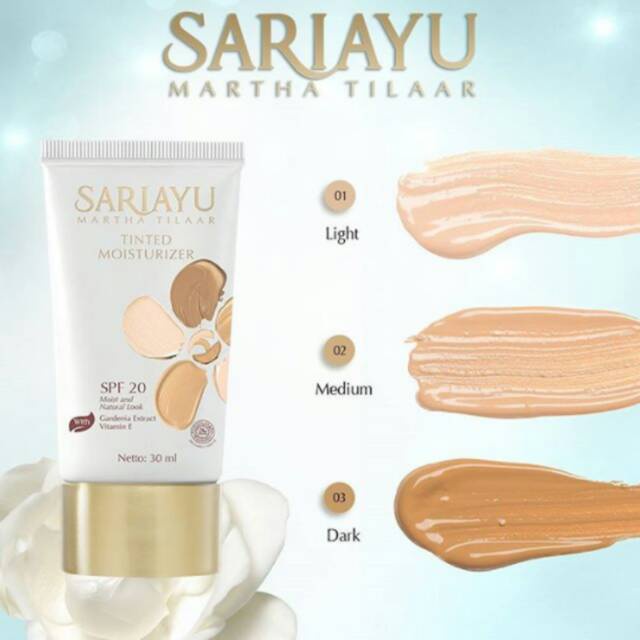 Sariayu tinted moisturizer