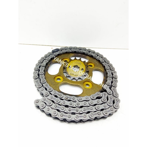 GIR SET GEAR PAKET SUPRA FIT NEW KARISMA 14T-38T-108L-428 H