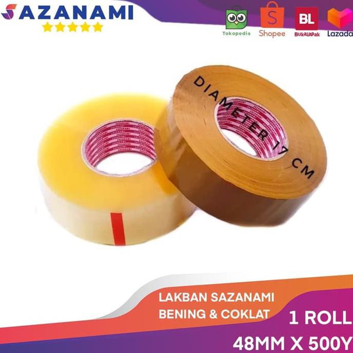 

Buruan Serbu] Lakban Bening 2" X 500Y Lakban Jumbo Lakban Coklat Jumbo - Bening