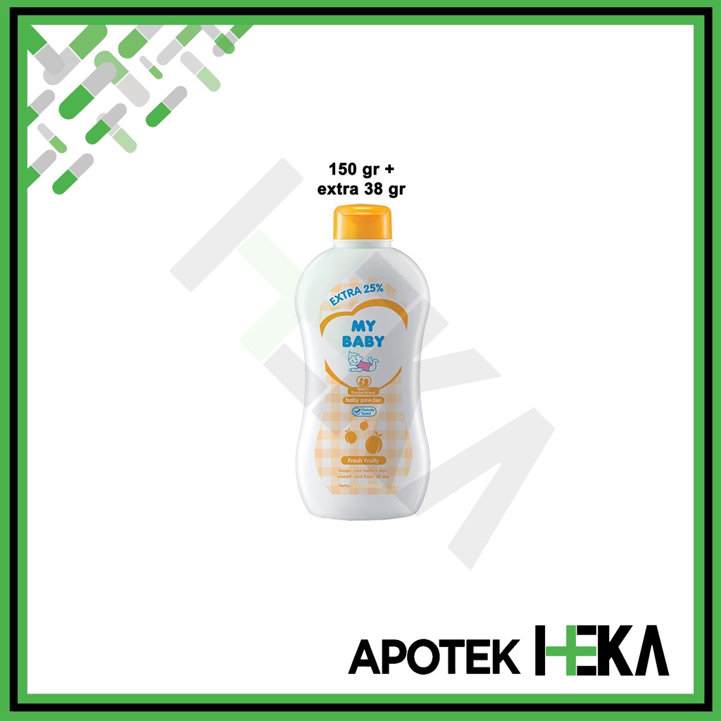 My Baby Powder Fresh Fruity - Bedak Bayi Bedak Anak Aroma Buah Orange (SEMARANG)