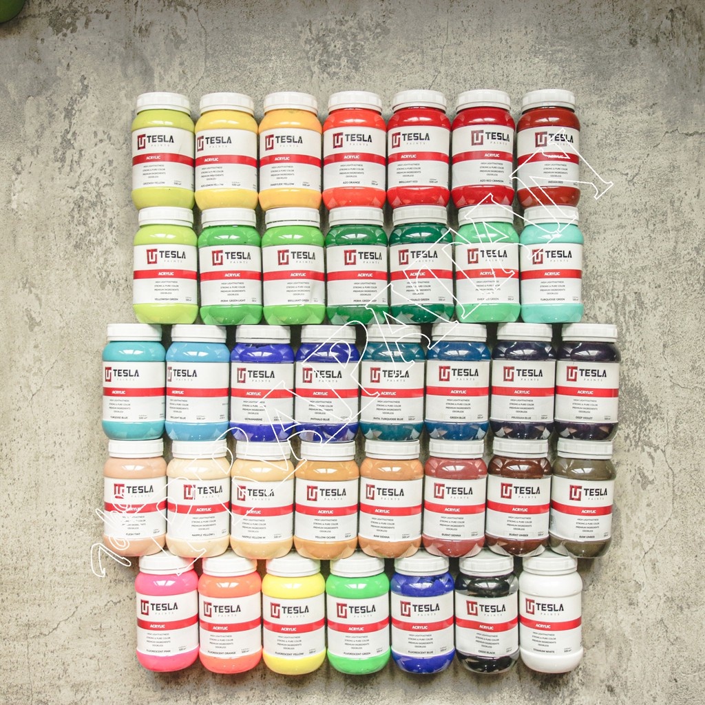 

Cat Akrilik Tesla 500ml 37 Warna Lengkap