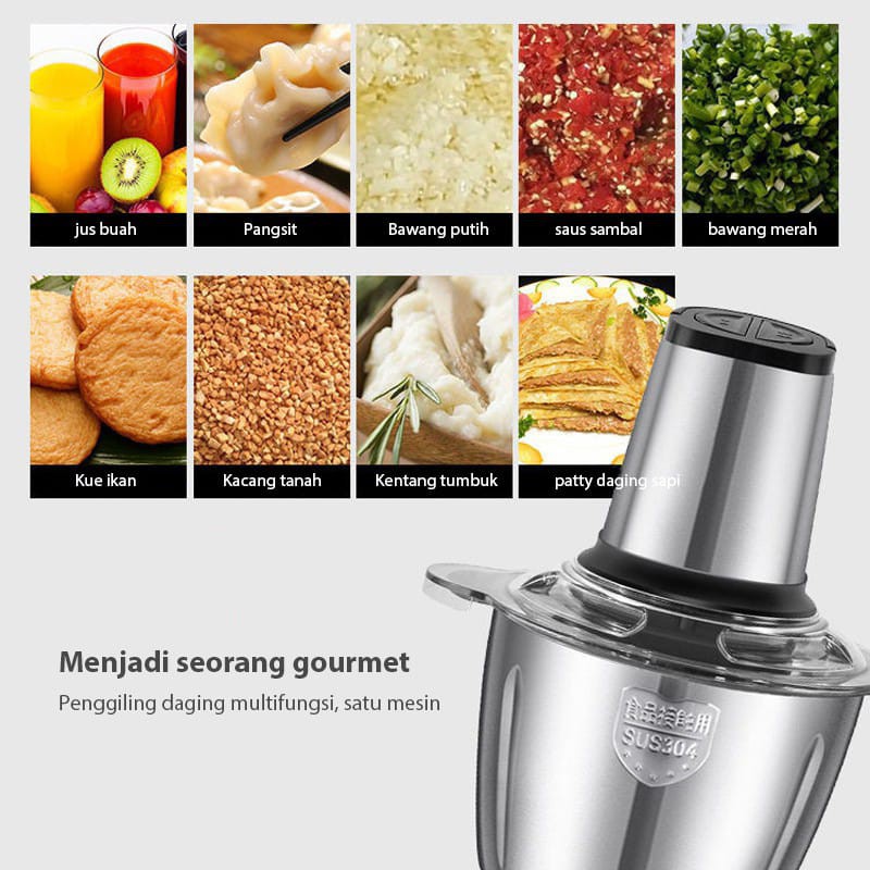 Blender Daging / Meat Grinder Food Processor /Penggiling Daging- yosinogawa