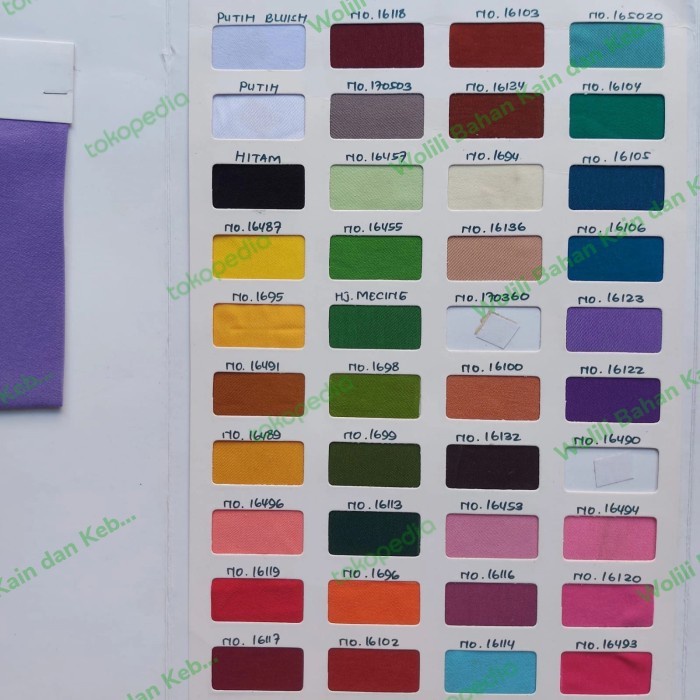 YARD ROLL UTUH TIDAK ECERAN GROSIR, Minimal ambil 1 ROL Kain Polos Tessa Lebar 150cm Kain Tesa Premi