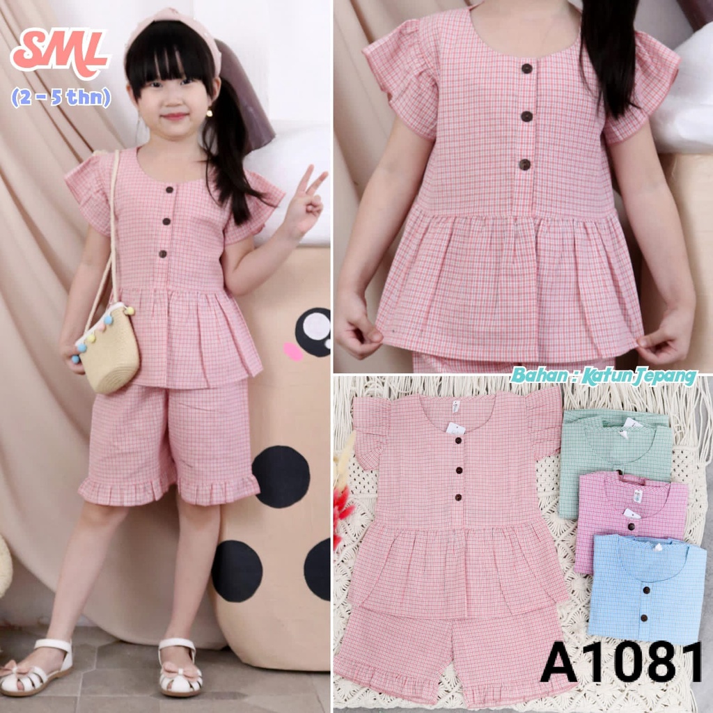 SETELAN BAJU ANAK PEREMPUAN LUCU A1081