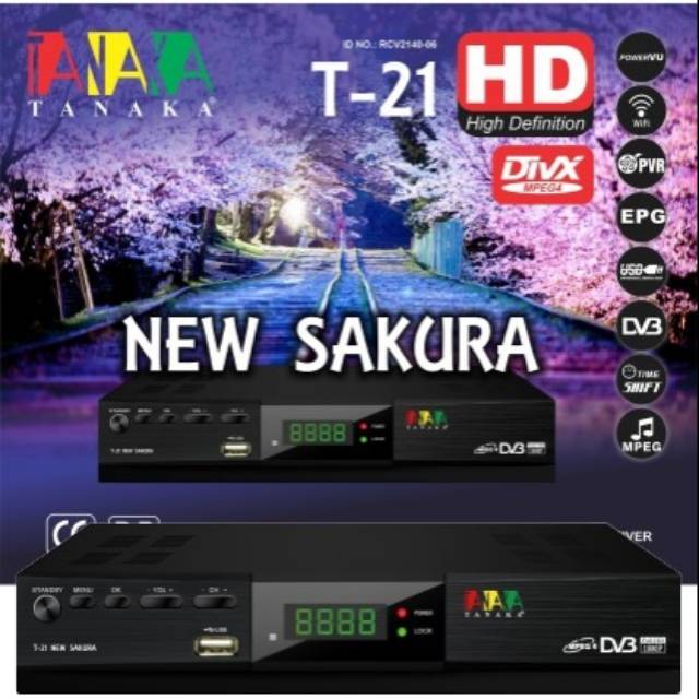 STB Receiver Parabola Tanaka T-21 HD New Sakura K5S PROMO