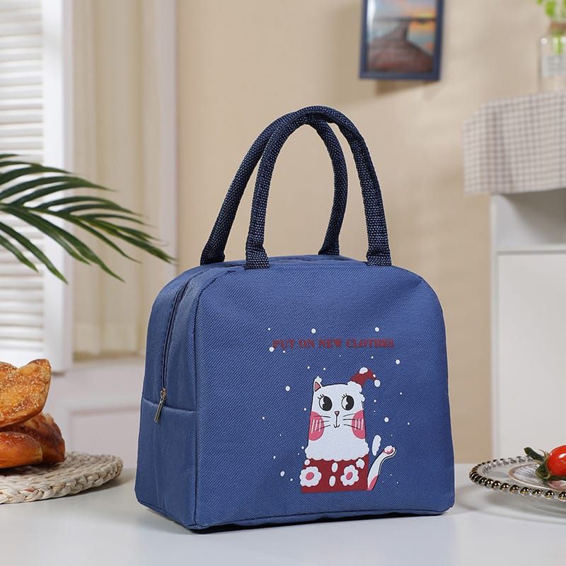 DC B ( B00099 ) TAS BEKAL KARAKTER KUCING TAHAN PANAS / TIDAK BISA MEMILIH
