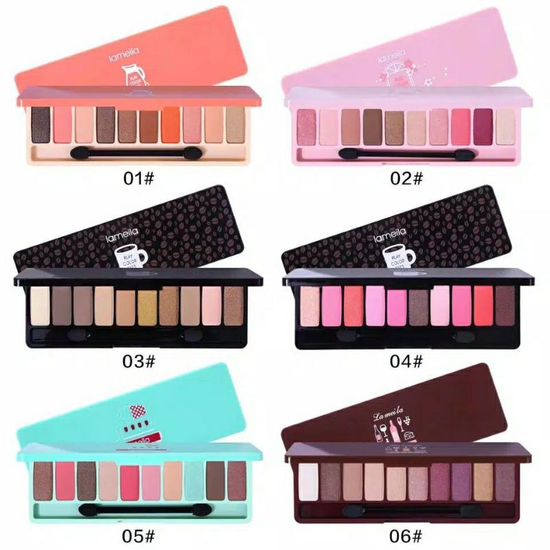 PLAY COLOR Eyeshadow Set Makeup Set Kosmetik Mata Make Up