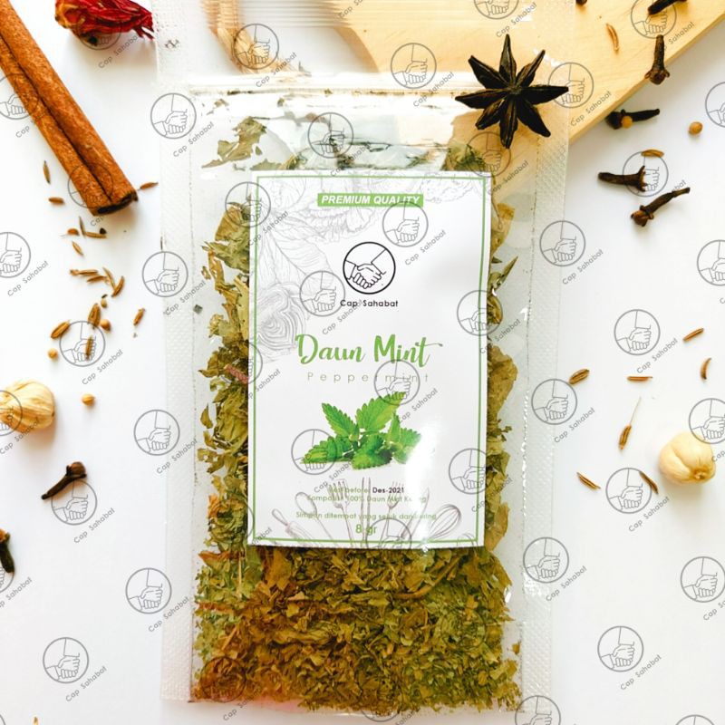 Teh Daun Mint / Peppermint granules / Spearmint granules / Tisane / Artisan Tea / Flower Tea / Teh Bunga / Tea Blend 100% PREMIUM QUALITY