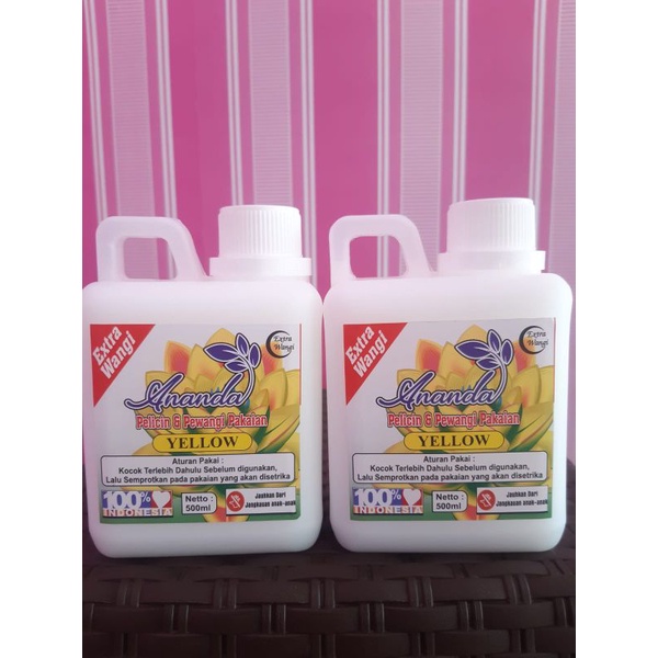 pewangi setrika pelicin pakaian pengharum baju