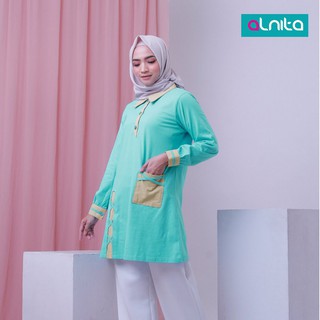 Atasan Muslim ALNITA AA 56 Kaos  Gamis  Set Murah  Fashion 