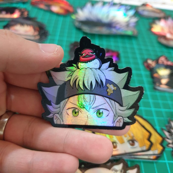 

Sticker Hologram Anime - PSH133 - Black Clover - Asta