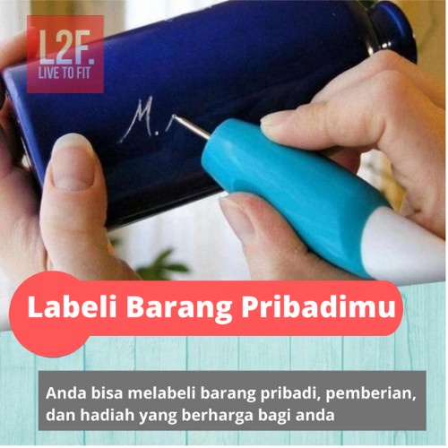 Engrave it Original 100%  Pulpen Ukir Elektrik  Pen Alat Ukir Original