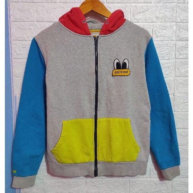 zip hoodie pancoat 4 tone second original