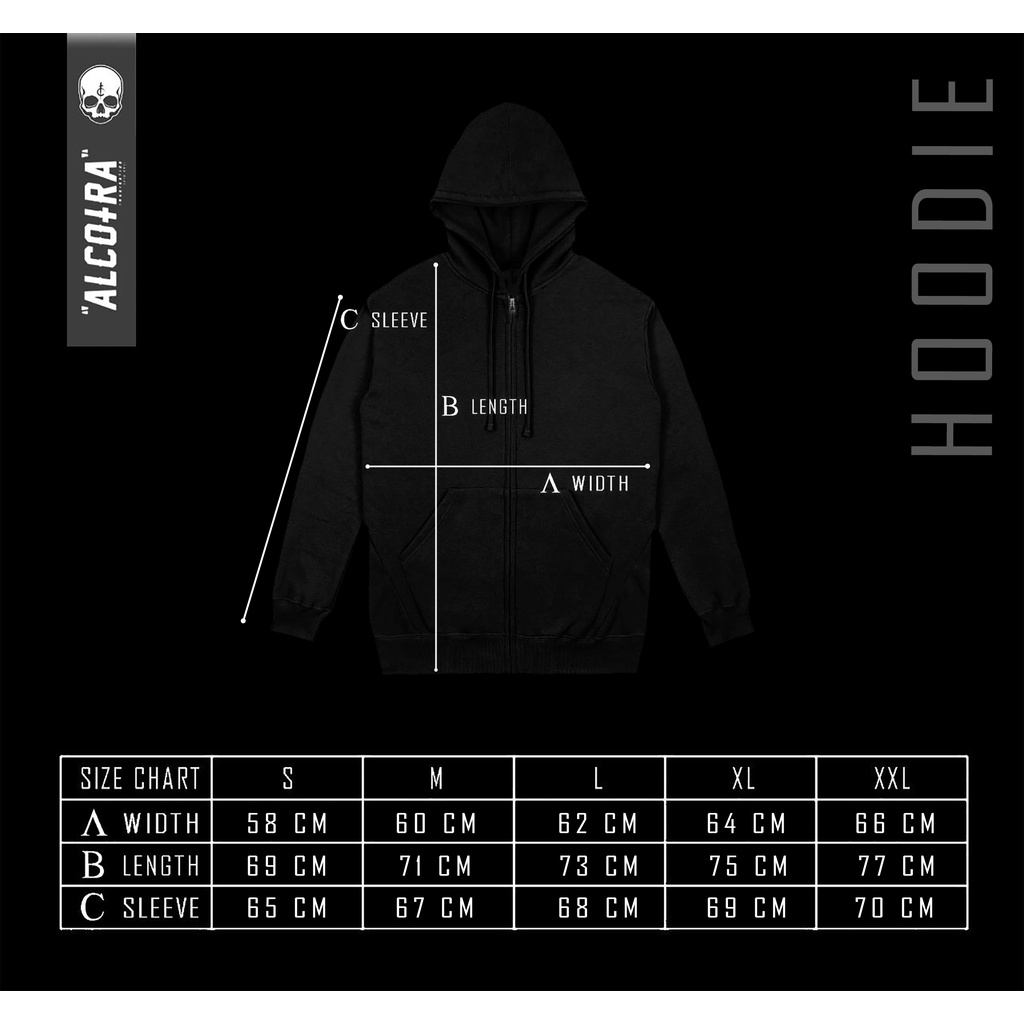 HDZ DEATH HORSE // HOODIE ZIPPER DEATH HORSE