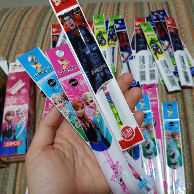 

Isi pulpen gel 0,38mm
