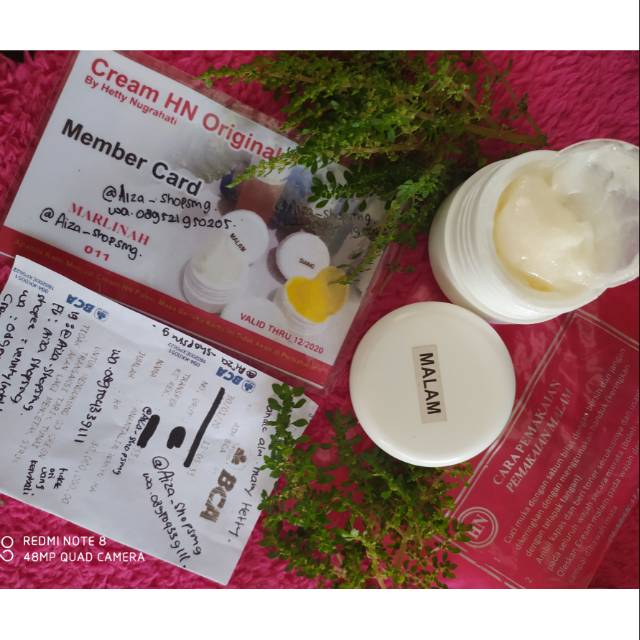 Cream malam hn asli original