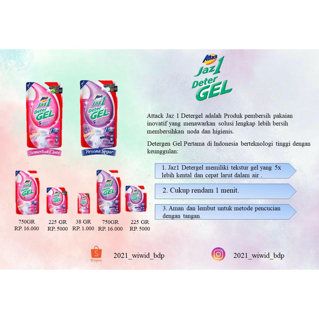 Attack Jaz1 DeterGEL 750GR