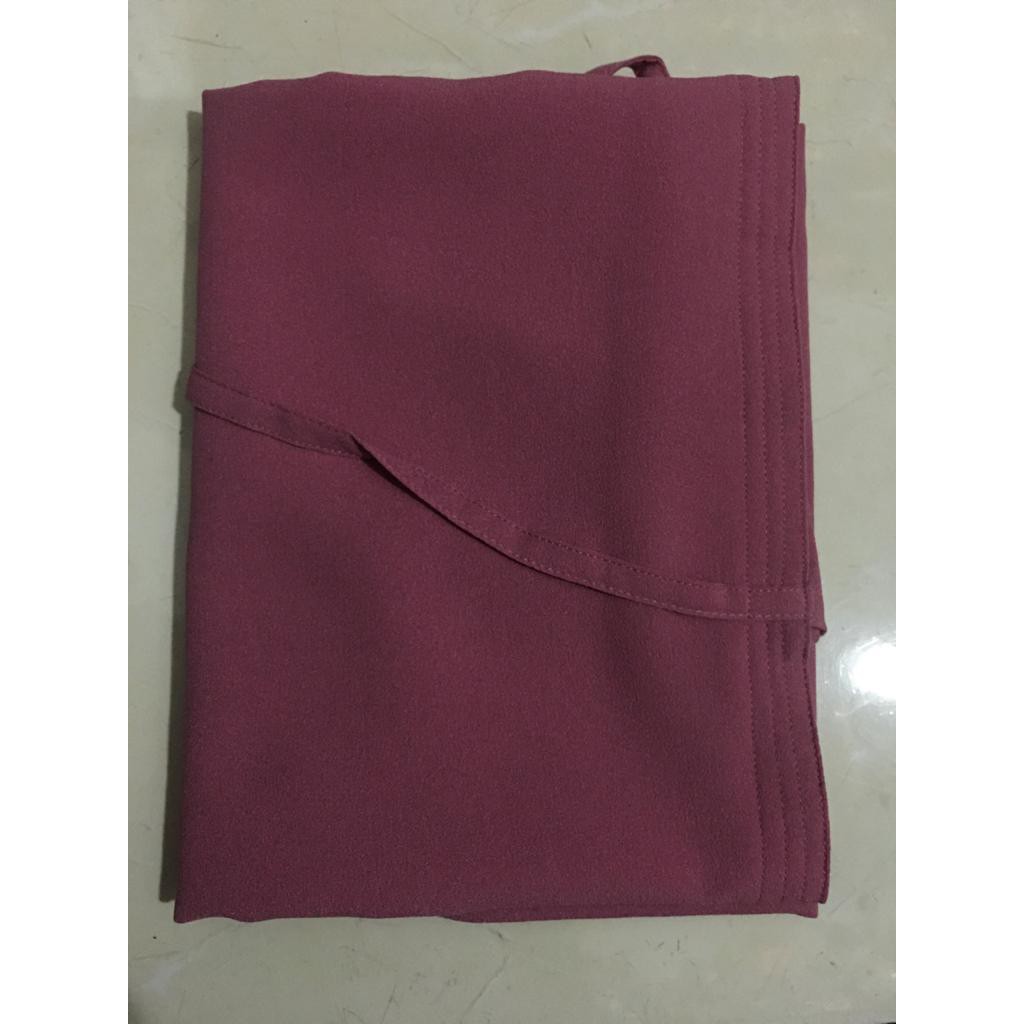 HIJAB/JILBAB/KERUDUNG MARYAM 2LYER NON PET/BERGO MARYAM DIAMOND/HIJAB INSTAN-Dusty Pink