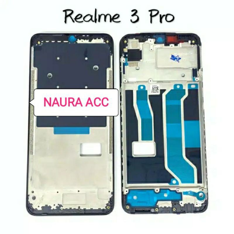 BAZEL REALME 3 PRO BEZEL BEZZEL FRAME LCD - TULANG LCD - TATAKAN LCD REALME 3 PRO