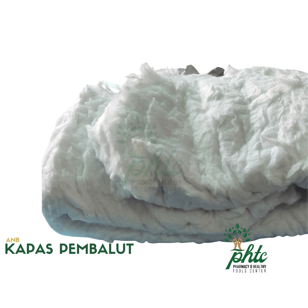 ANB Ekonomis Kapas 250Gr l Kapas Jenazah, Kapas Penyaring Air Serbaguna 250 gram l Kapas Pembalut ANB 250 Gr