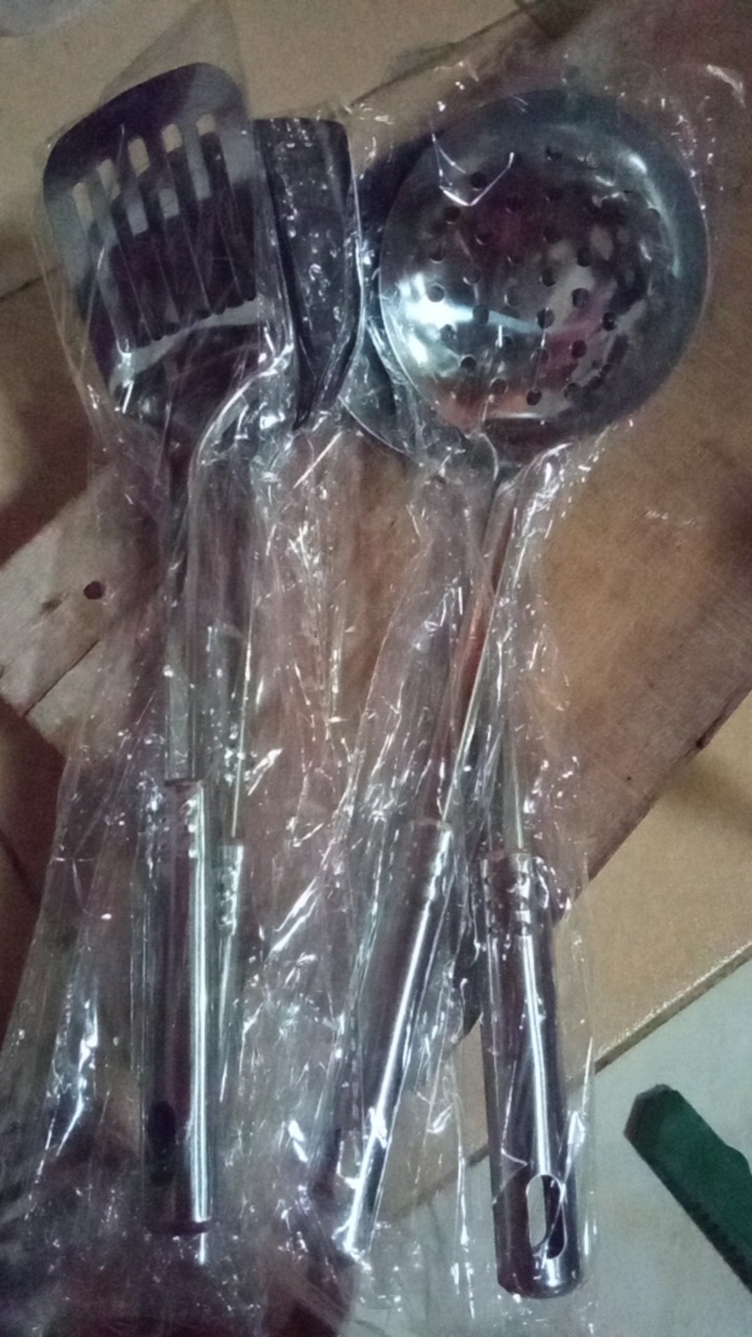 Set Alat Masak 4in1 Kitchen Ware Set Stainless Steel Spatula Alat Dapur Sutil