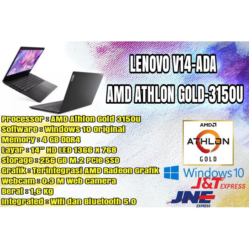 LENOVO V14-ADA AMD ATHLON GOLD Windows 10 Original