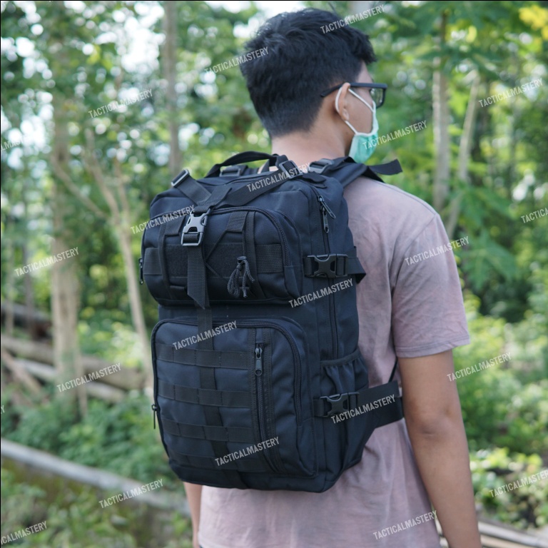 Tas Tactical Army Polisi Militer Ransel Punggung Laptop Loreng Tentara TNI Militer Satpol pp Securit