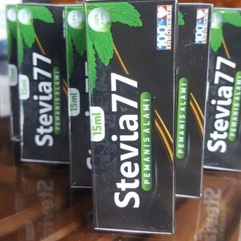 

Stevia 77 Pemanis Alami, Gula Diet, Gula Diabet, Praktis dan Tidak Pahit, kemasan tetes isi 15ml