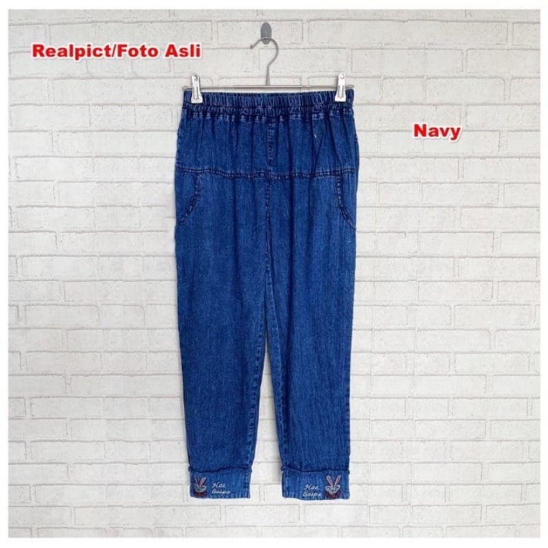 BAGGY PANTS KITTY PANTS BORDIR (MUAT BB 65 KG)