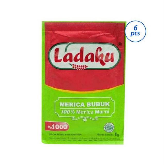 

LADAKU Merica Bubuk Bumbu Masak Instan [6 pcs/ 4 g]