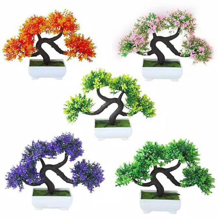 TERBARU!! Tanaman Bunga Pajangan Dekorasi Rumah / Ornamen Pot Bonsai / Hiasan Rumah