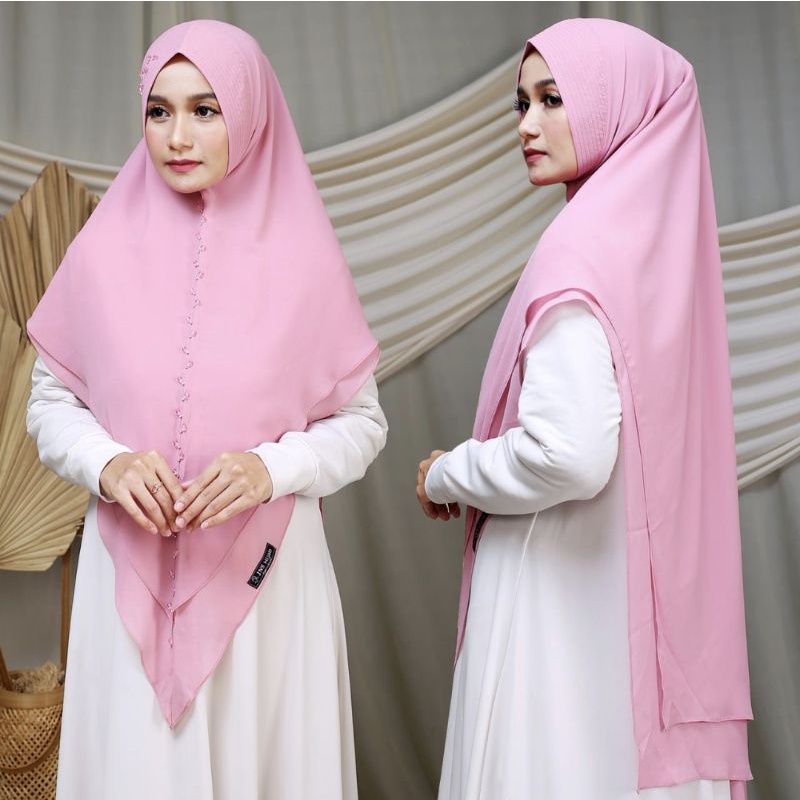 TERPOPULER KHIMAR HAFIZAH PAYET/KHIMAR 2 LAYER CERUTY PAYET JNS HIJAB