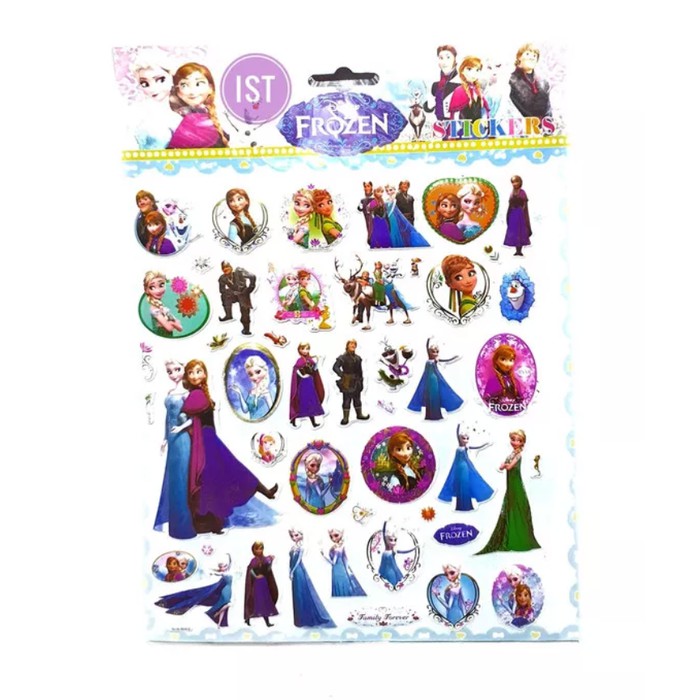 

Mainan Anak STICKER STIKER TIMBUL FROZEN