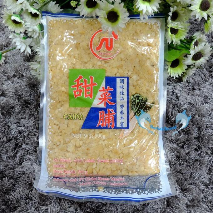 

Caipo Manis SU Brand 500gr / Acar Lobak Manis / Sweet Pickled Radish