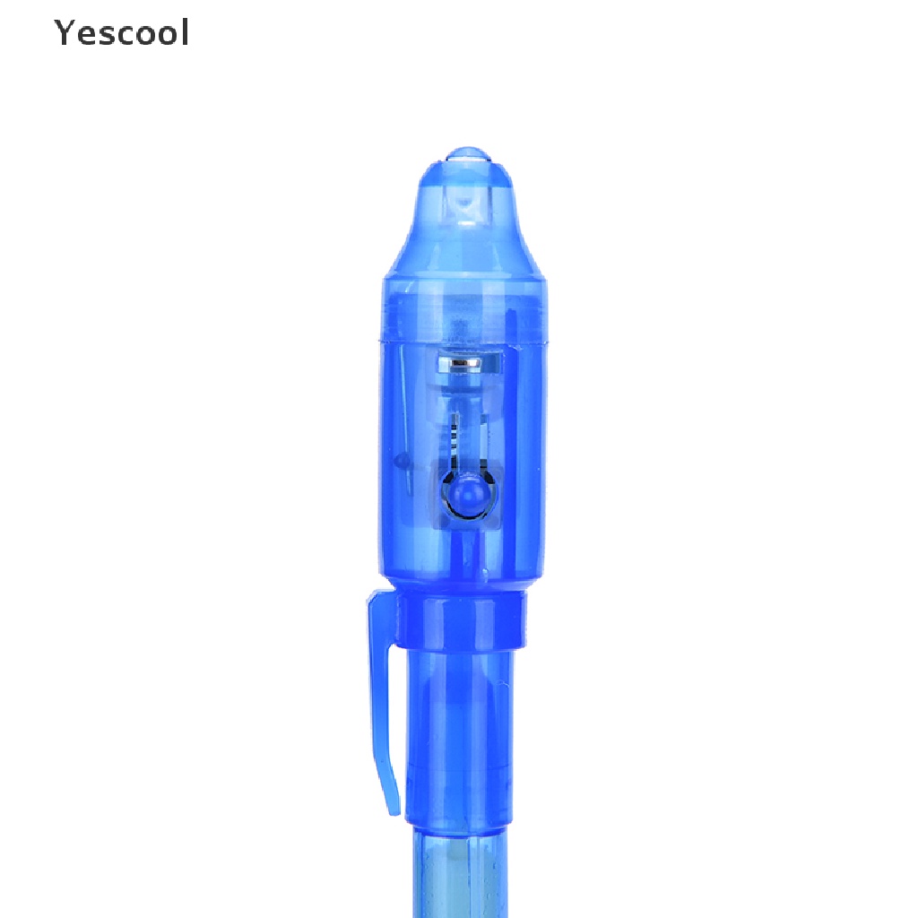 Yescool Pen Spidol Tinta Invisible Dengan Lampu LED Ultra Violet