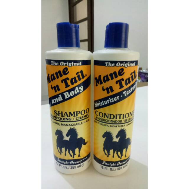 Paket shampo kuda plus conditioner 100% asli.. Bpom