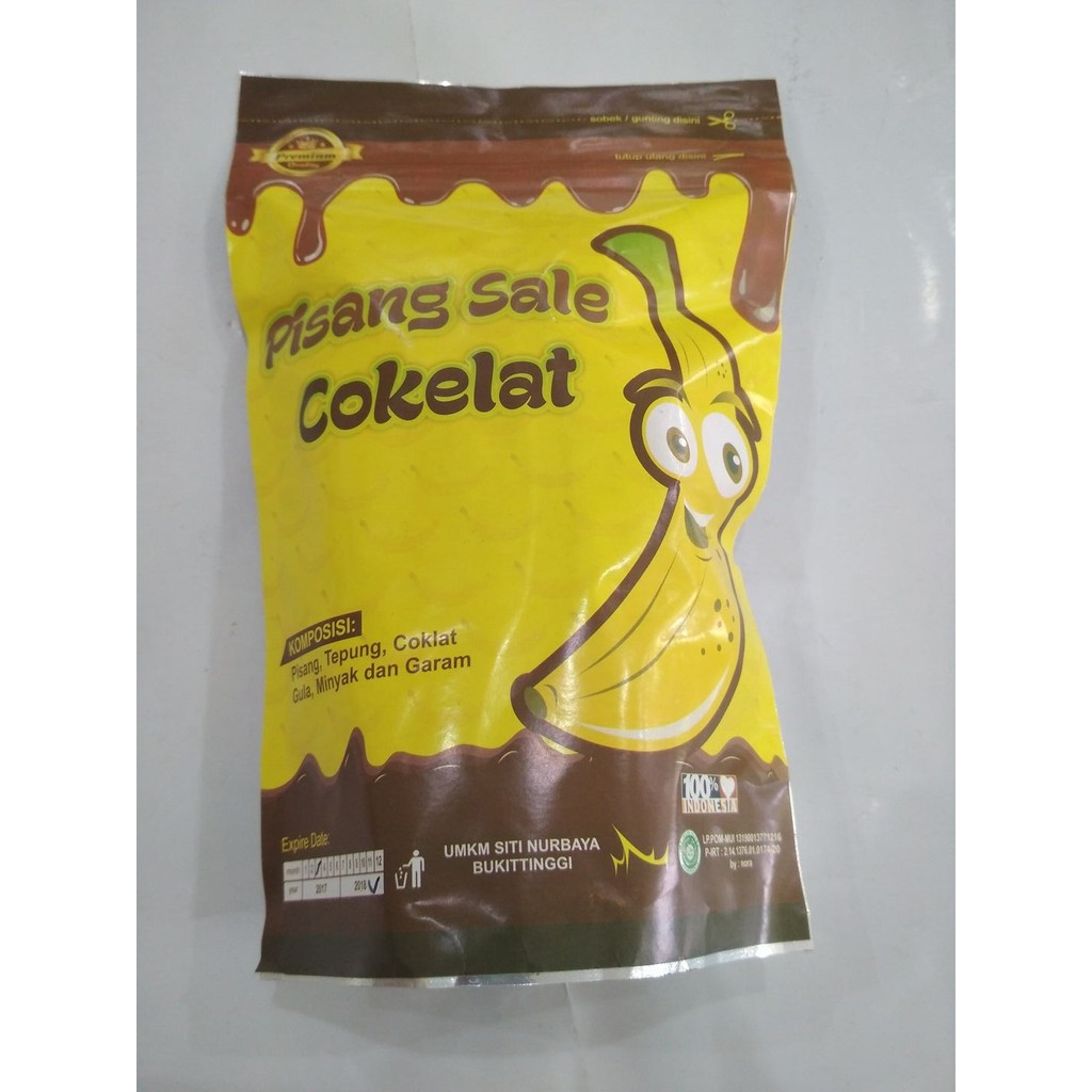 Pisang Sale Cokelat Manis Bukittinggi - Asli Padang