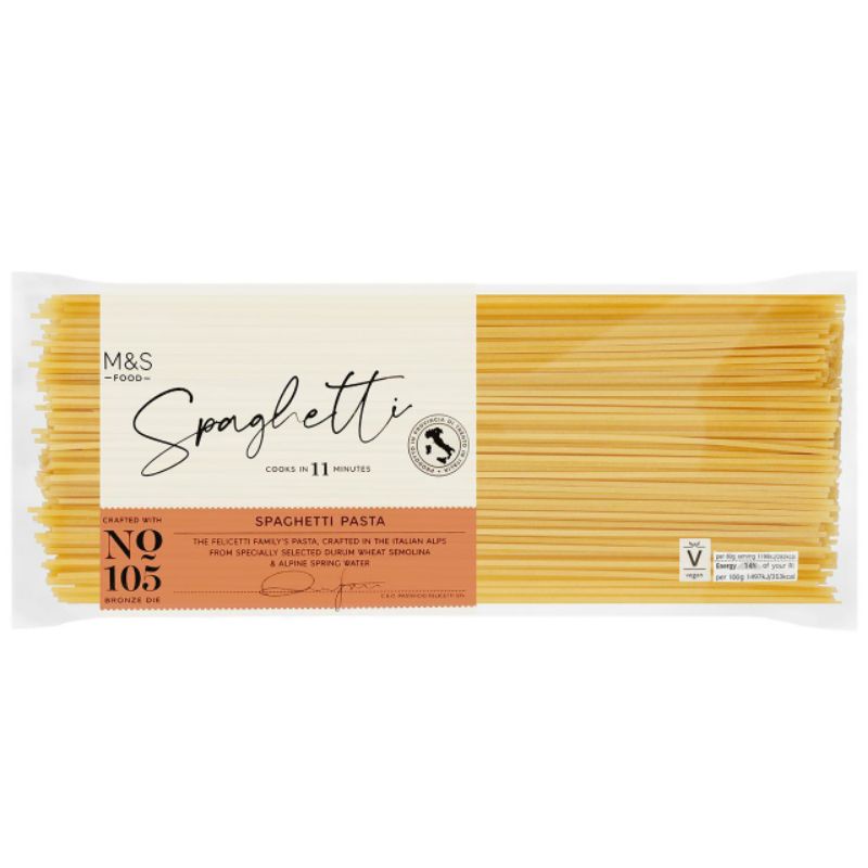 

MARKS & SPENCER M&S FOOD Spaghetti No.105 Pasta 500g