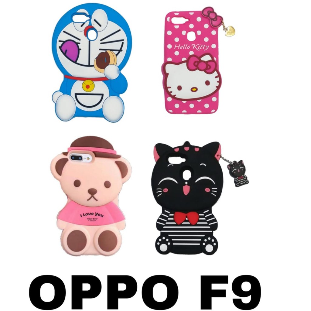 OPPO F9 // CASE BONEKA 3D | Shopee Indonesia