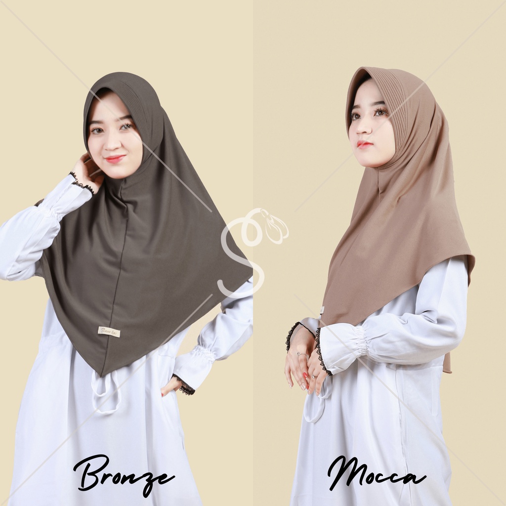 ShalihaFactory - Hijab Bergo Hamidah Instan Pet Sport Menutup Dada | Afana Instan