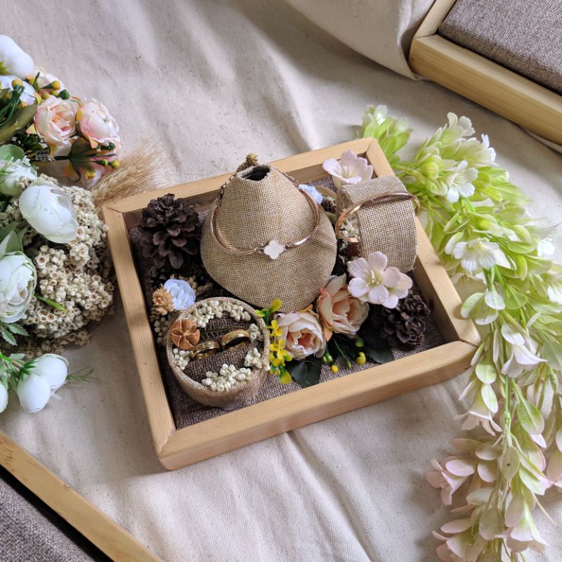 Kotak Perhiasan seserahan pernikahan hantaran pernikahan paket komplit