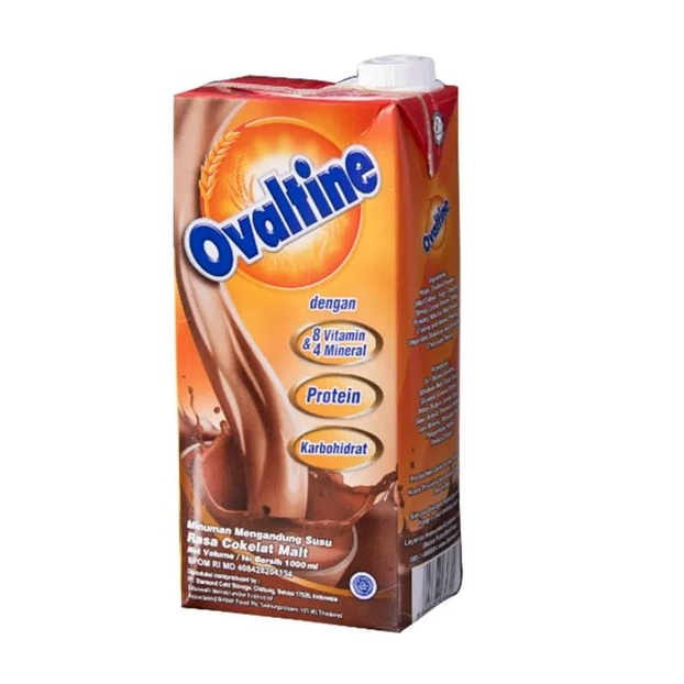 

Ovaltine Choco Malt Susu UHT Kemasan Box - 1LTR