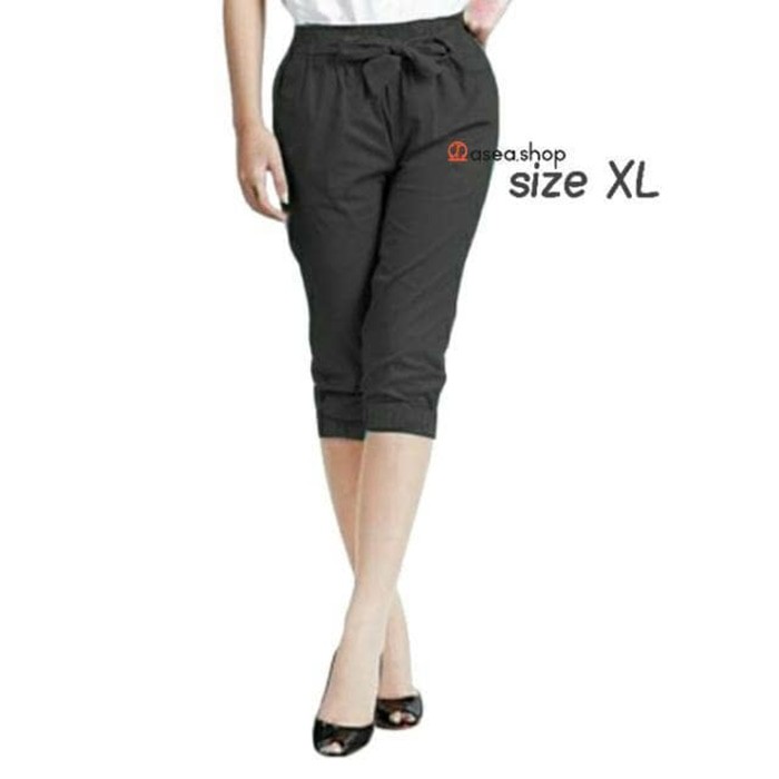 PROMO (XL) Jogger 7/8 cotton Stretch | celana pendek 7/8 wanita Celana pendek 8870